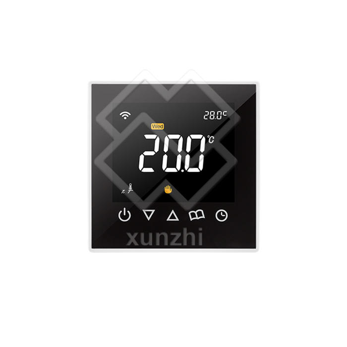 XNT08003 программируемый цифровой термостат с сенсорным экраном Wi-Fi для тепла